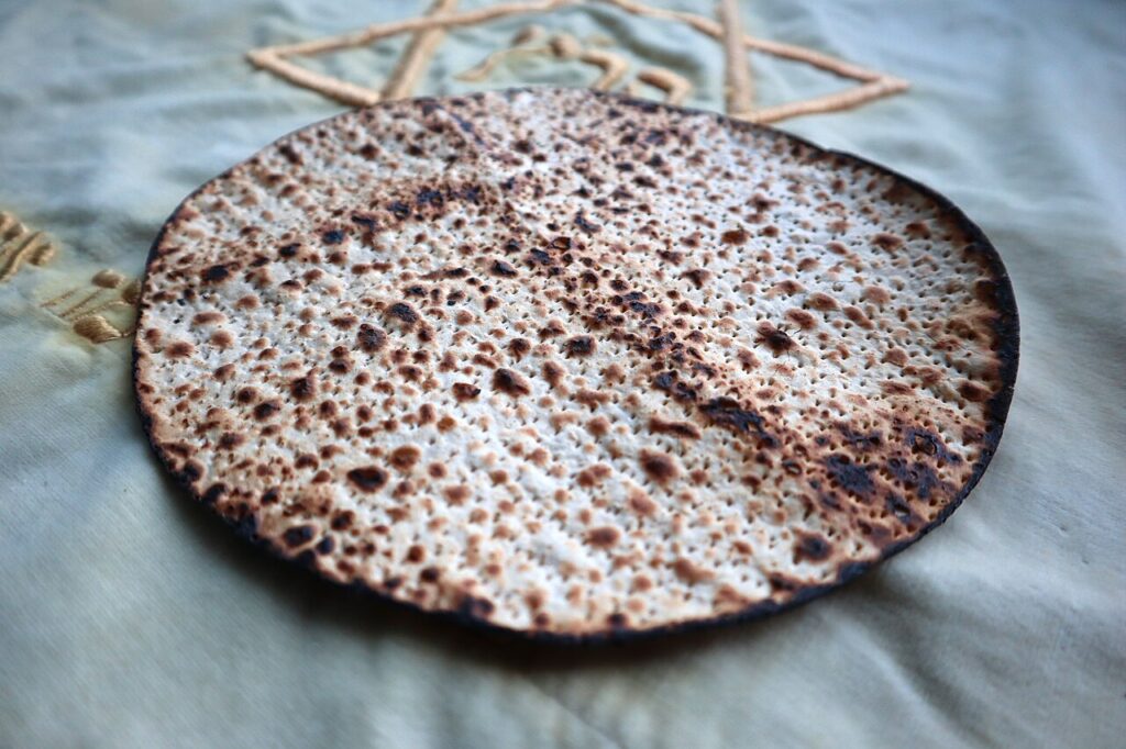 Shmurah matzah for kosher for Passover, the unleavened bread that avoids chametz